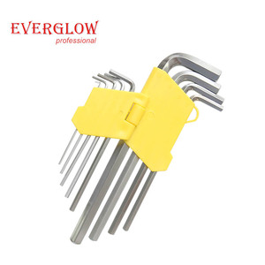 Profesyonel altıgen plus L tipi altıgen elmas anahtarı ekstra uzun kol CRV Torx metrik 9 adet ekstra uzun kol tükenmez alyan anahtarı takımı - Product Image 4