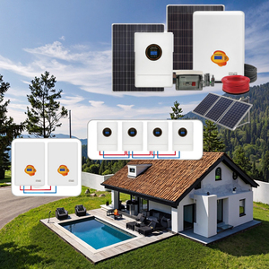 最佳太阳能系统公司提供完整的混合太阳能储能系统20KW 30KW带锂电池的太阳能系统 - Product Image 1