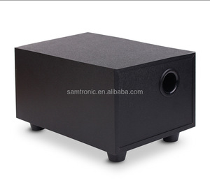חדש 2.1CH Soundbar עם סאב, 80W קול בר עבור טלוויזיה התקנים, 125 dB, 5 EQ מצבים, LED Off, מתכוונן בס, תומך AUX