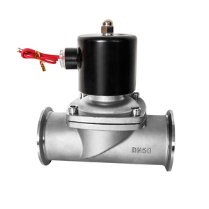 Food Grade SS 304 316 AC 220 DC 24 DN50 Three Tri Clamp Sanitary Diaphragm <strong>Solenoid</strong> <strong>Valve</strong> <strong>for</strong> Juice