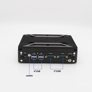 Venta al por mayor PC Mini Computer Box PC portátil Quad Core J6412 N100 Mini Industrial Control de la computadora - Product Image 1