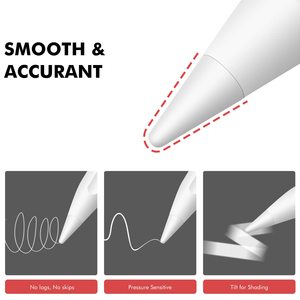 Apple kalem 2. Nesil/1. Nesil ipuçları için yedek ipuçları, iPad Pro kalem 2/1 Gen için iPencil hazretleri aksesuarları - Product Image 3