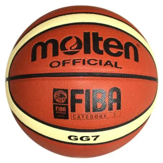 כדור כדורסל רשמי בגודל 7 גומי מודפס בהתאמה אישית עם לוגו מותאם אישית