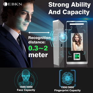Kunden spezifische Zugangs kontroll systeme und-produkte WIFI Web P2P Attendance Machine Face ID-Zugangs kontrolle