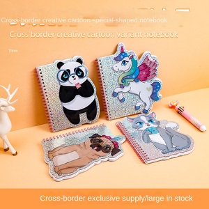 Cuốn sách cuộn xoắn ốc giá trị cao sáng tạo cho học sinh tiểu học dễ thương phim hoạt hình động vật nhỏ ngoài hành tinh 60 giấy cho nhật ký - Product Image 3