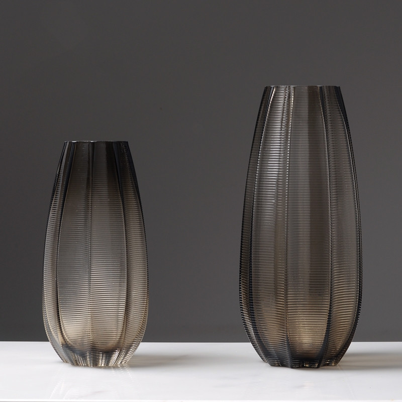 Factory Produced Wholesale Glass Flower Vase for Home Decor