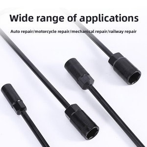 Lục giác hình chữ T Metric crôm-hoàn Thành thép duy nhất kết thúc Ổ cắm cờ lê OEM Non-Slip mịn hàm không phát ra tia lửa 30mm Đầu bù đắp - Product Image 5