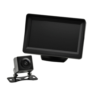 Monitor de pantalla Digital TFT de 4,3 pulgadas OEM de fábrica con 1 Conector RCA de entrada de cámara 12V para sistema de monitoreo de ayuda de marcha atrás de coche
