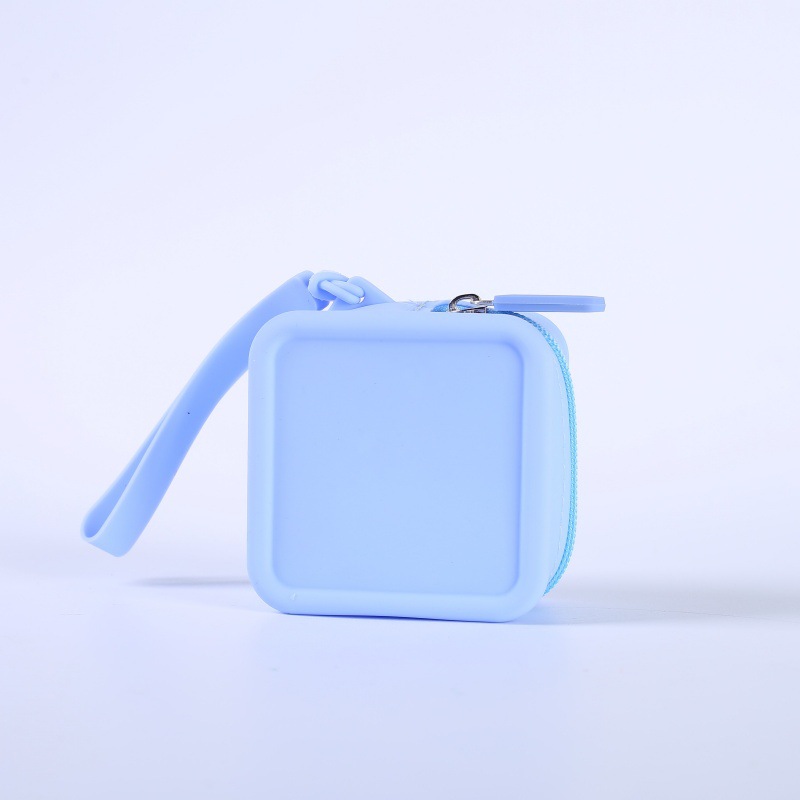Sky blue (73rd silicone small square bag 82*82*5)