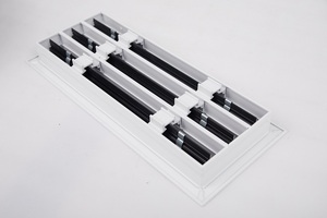 Lüftungs register und Gitter für Luft verteiler mit linearem Schlitz für die Lüftungs abdeckung des HLK-Systems - Product Image 6