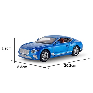 1/22 pres döküm arabalar geri çekin Metal oyuncak arabalar kapı ışıkları sesler ile koleksiyon araba modelleri açılabilir - Product Image 6