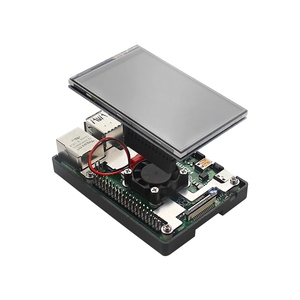 <strong>Raspberry</strong> <strong>Pi</strong> 4B 3.5 Inch Touchscreen LCD Module 480x320 Resolution Cooling Fan Heat Sinks ABS Case for <strong>Raspberry</strong> <strong>Pi</strong> 4 Model B