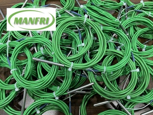 Sensore di temperatura a termocoppia tipo K personalizzato con-270C ~ + 1300C 6x50mm SS304 sonda 1m 2m 10m PFA PTFE cavo per uso industriale - Product Image 4