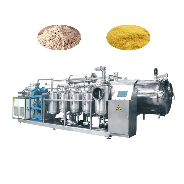 PLC controllato a vuoto continuo cintura essiccatore per tradizionale cinese estratto di erbe liquide e pasta nuova attrezzatura per l'essiccazione degli alimenti