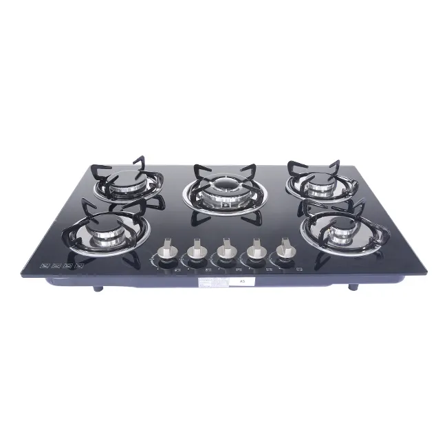 High Quality 5 Burners Gas Stove 5 Burner Accessories Cook Top Gas Stove
