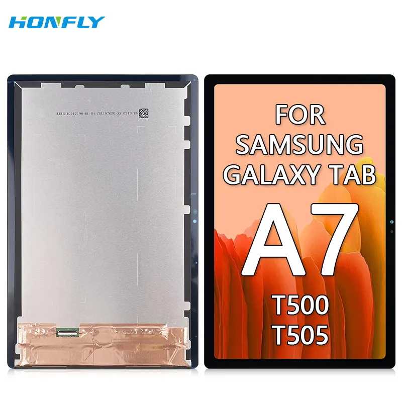 Honfly sostituzione lcd di buona qualità a buon mercato per Samsung Galaxy Tab A7 10.4 SM-T500 SM-T505 display lcd touch screen