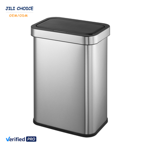 2024 OEM J & L özel 60L otomatik 50L sensörü geri dönüşüm paslanmaz çelik mutfak akıllı çöp çöp çöp kutuları çöp tenekesi - Product Image 1