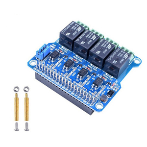 Nuevo Escudo de módulo de expansión de placa de relé de potencia Raspberry Pi compatible con RPi A +/B 2/3 B para automatización del hogar inteligente
