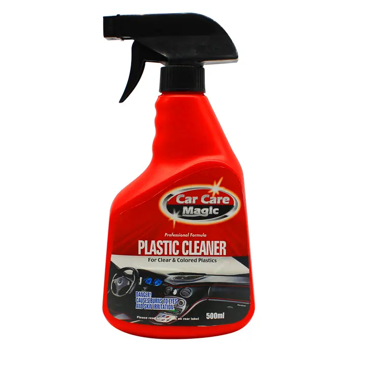 Spray limpador de painel de carro 500ml, removedor de arranhões rasos, spray de plástico ecológico para limpeza e brilho do painel