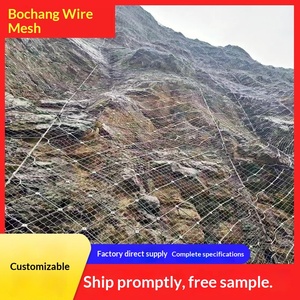 Jaring Pelindung Aktif Penguatan Lereng Gunung untuk Bencana Geologi, Jalan Raya, dan Jatuhnya Batu, Model Jaring Kawat Hitam - Product Image 4