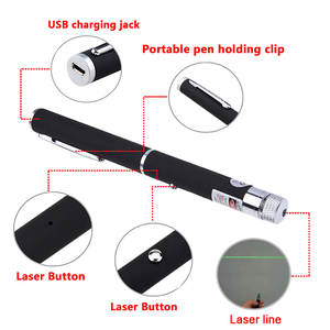 Puntatore Laser presentatore torcia a Led con puntatore Laser puntatore Laser oro - Product Image 5
