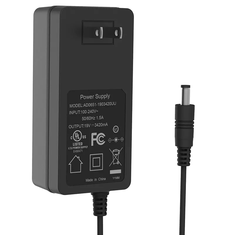 12V5A 12V5.4A 65W adaptörü DC anahtarlama güç kaynağı duvara montaj adaptörü için ev elektronik yönlendirici TV kutuları LCD güvenlik kamerası