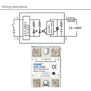 SSR-75AA FOTEKSSRソリッドステートリレーモジュールAC制御からAC出力75A 70V-480V SSR - Product Image 5