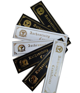 Cupón de código de barras scannable, número de serie, billete de seguridad, holograma en relieve, descuento, cupón de regalo - Product Image 2