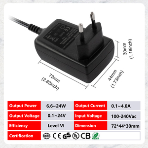 Factory Free OEM Logo 12V Power Adapter 12V 24V 0.5A <strong>1A</strong> 1.5A 2A 2.5A 3A 4A ETL <strong>UL</strong> FCC Power Supply <strong>Adaptor</strong> for LED Lamp - Product Image 4