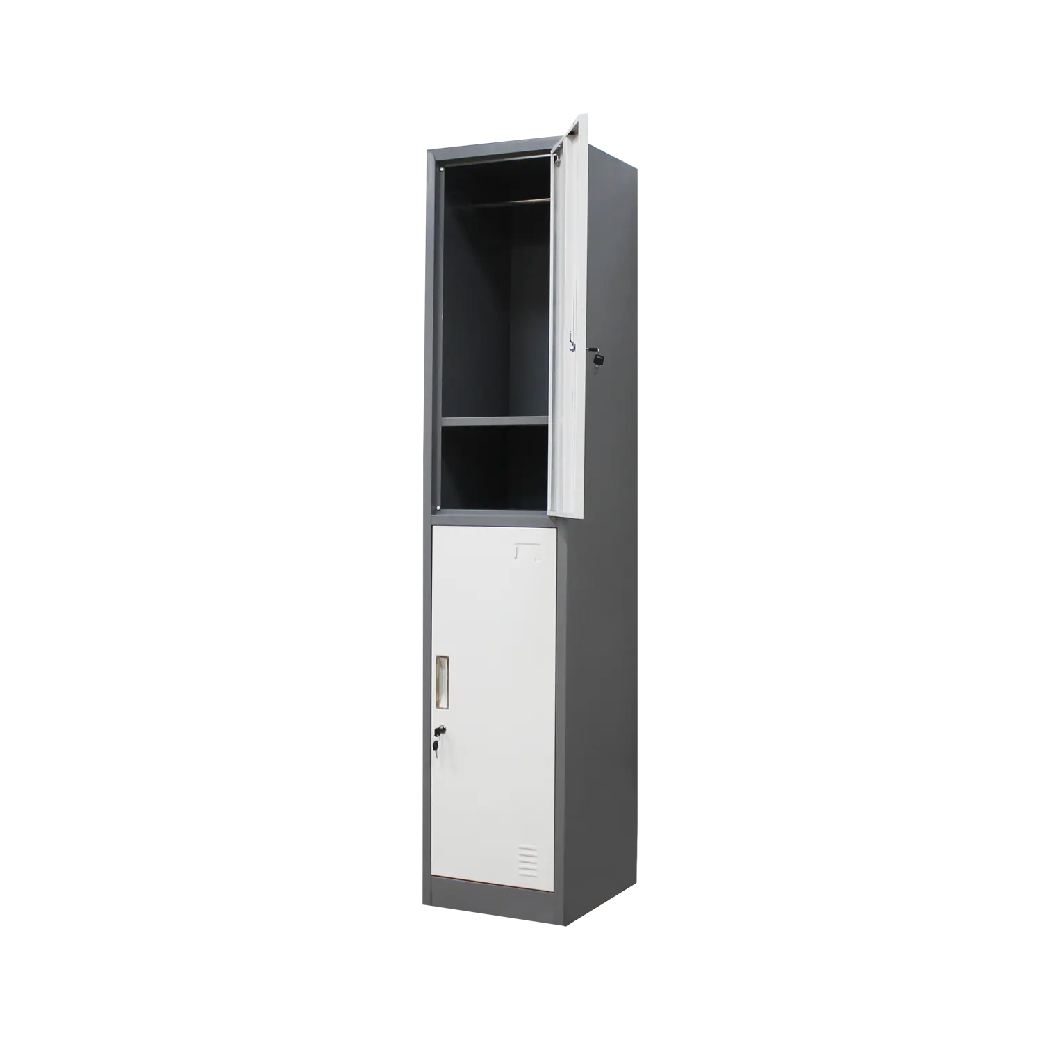 Fábrica 2 Puertas Almacenamiento Ropa Armario Gabinete Oficina Metal Locker