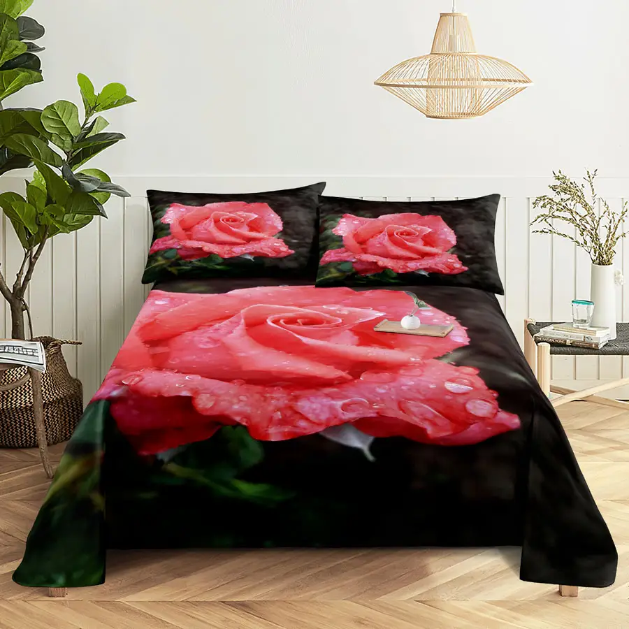 Jogo de cama personalizado 3d, conjunto de roupas de cama com lençol, capa de edredão, 3 4 6 7 peças