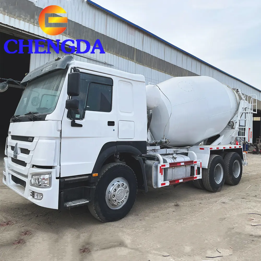 Kullanılan Sinotruk HOWO 6X4 8 12cbm beton harç kamyonu transmikser