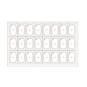 RFID Layout Prelam <strong>Inlay</strong> Pvc 25 Sheet Mifare Desfire EV1 EV2 EV3 2K 4K 8K Bytes for Rfid Card Making - Product Image 1