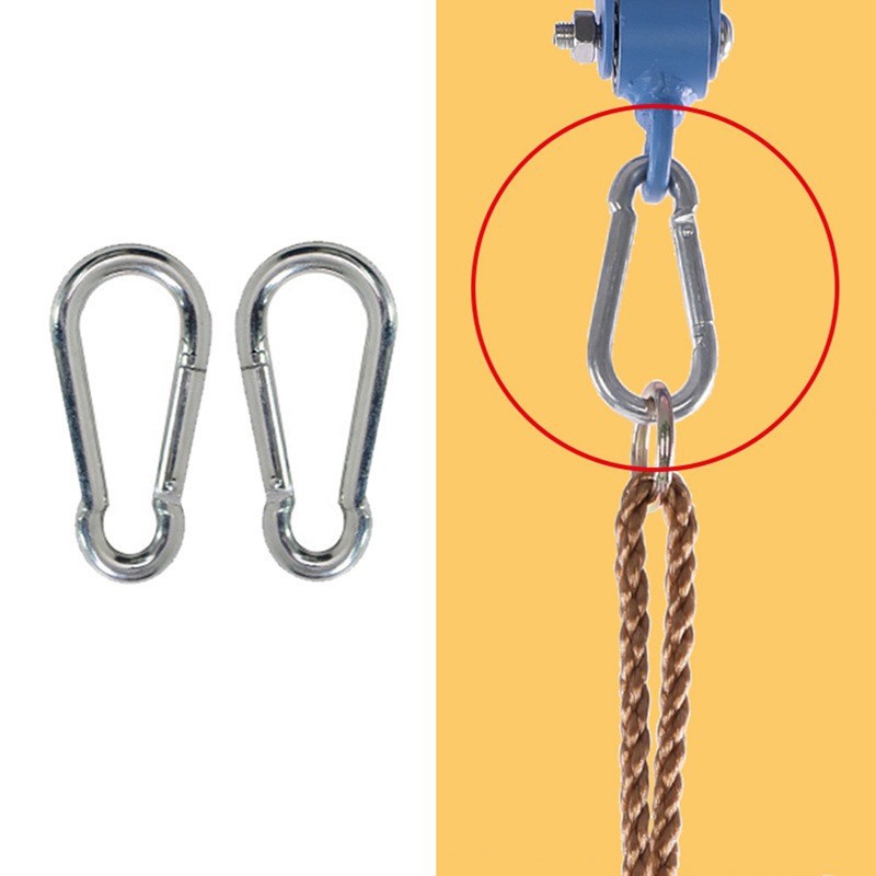 Non.4 boucles en fer galvanisé