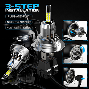 H7360オールインワンLEDヘッドライト電球キットオリジナルサイズ - Product Image 2