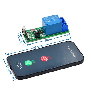 IR 1 canale ricevitore a infrarossi interruttore di guida relè Driver modulo scheda 5V + telecomando attivo