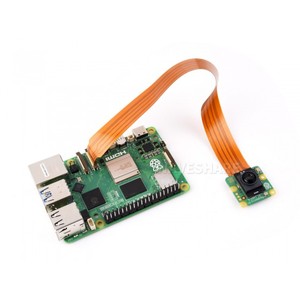 Waveshare Cámara Oficial Raspberry Pi AI, 12MP, IMX500 Sensor de Visión Inteligente, 78,3 ° FOV