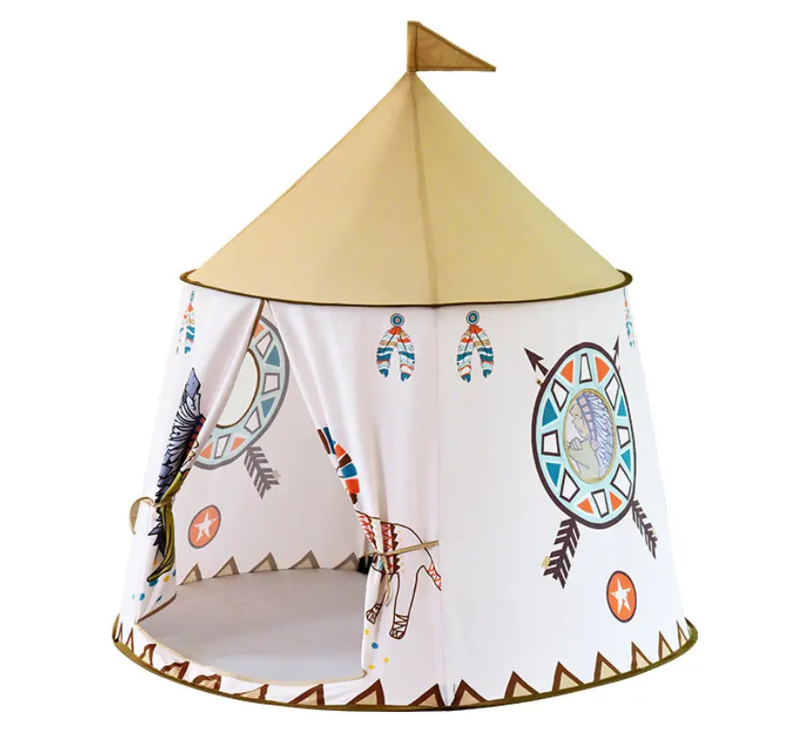 Canvas Kids Chơi Teepee Bé Trò Chơi Nhà Trẻ Em Đồ Chơi Lều