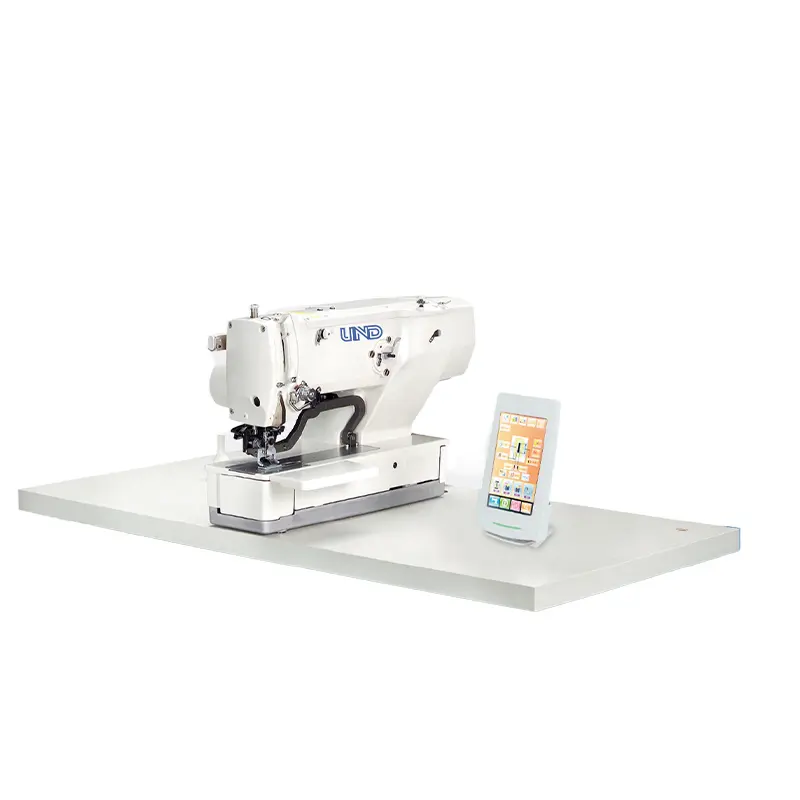 UND-1790A Máquina de costura eletrônica de botão reto Máquina de costura industrial Máquinas para roupas