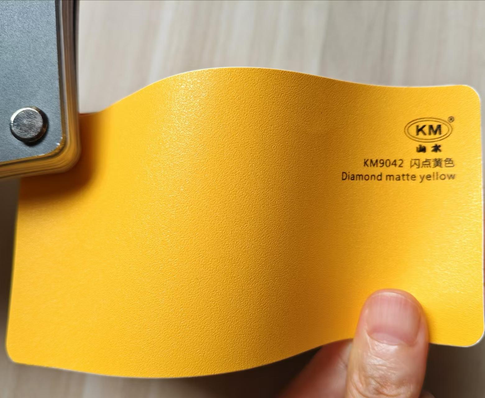 Diamond matte yellow