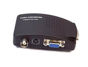 Convertidor de vídeo BNC a VGA, entrada de S-Video compuesto a PC, adaptador de salida VGA, caja de interruptor Digital para PC, cámara MACTV, DVD DVR