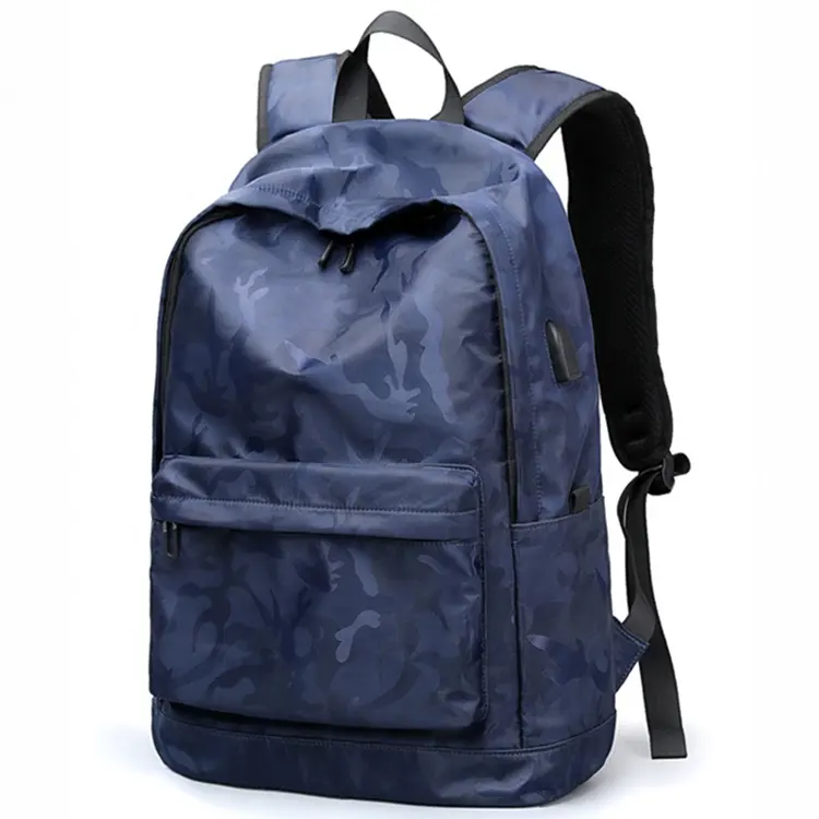 Yeni gelmesi moda naylon kamuflaj stil nefes erkek öğrenci okul sırt çantası çanta