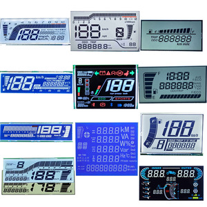 Best Quality Dot Matrix Controller für Tester Meter Seven 5 7 Segment LCD-Display mit Hintergrund beleuchtung