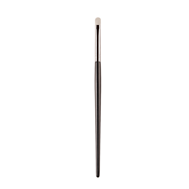 Medium eyeshadow brush-white horse hair-packaging bag style