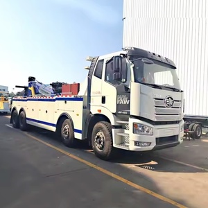 50吨重型旋转器回收清障车8x4牵引车起重机牵引车旋转起重机清障车待售