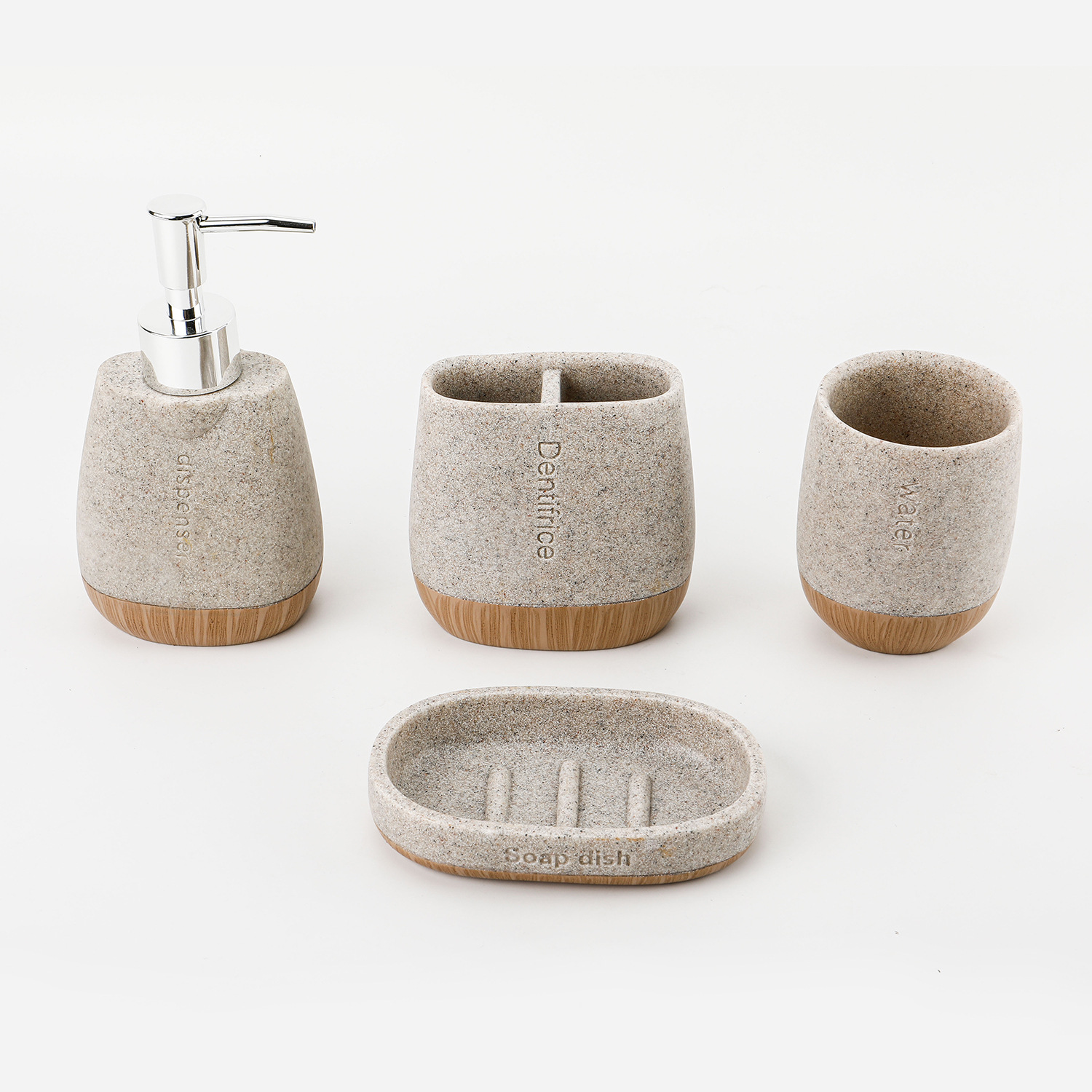1035 wooden four-piece set