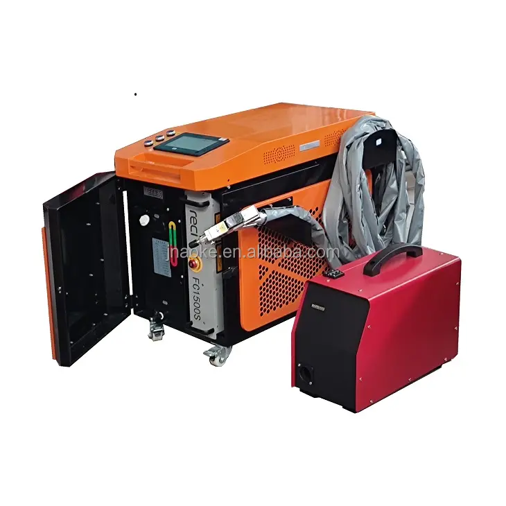Máquina de limpieza láser de fibra 3 en 1 1000W/1500W/2000W/3000W con función de soldadura y corte para máquina láser de limpieza de óxido