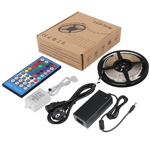 SMD5050 RGB + W Смарт-светодиодная лента DC24V RGBW комплект светодиодных лент со светодиодным контроллером адаптера для домашнего освещения - Product Image 1