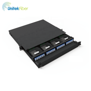 Marco de distribución de cableado de centro de datos Módulo MPO de 19 pulgadas Panel de conexión de fibra óptica preterminado - Product Image 2
