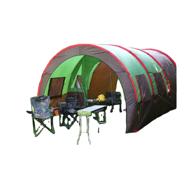 Venta directa de fábrica carpas de túnel para acampar Muchas carpas de fiesta baratas al aire libre